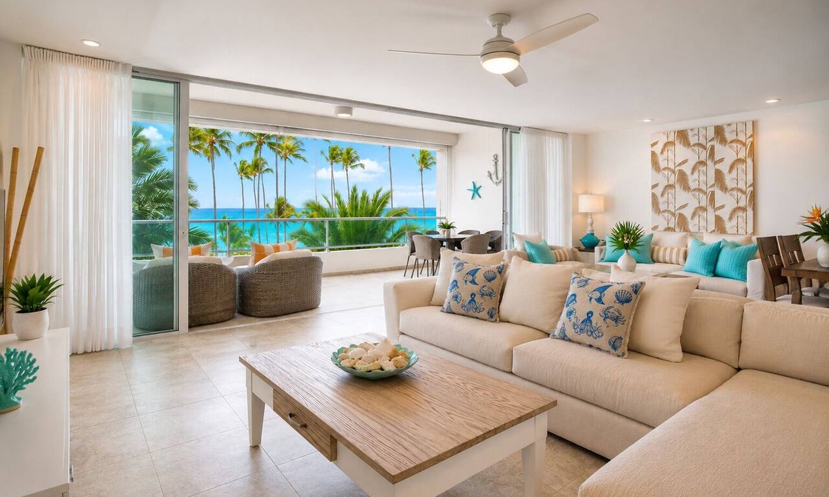 Villas Del Mar Apartment | 200 M^2| Beachfront| FullKitchen and Fast Wifi