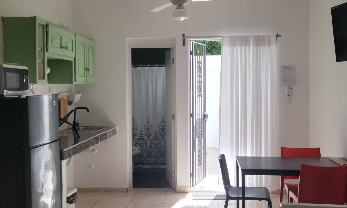 Rio San Juan Apartment | #7 -Soothing apartment with AC in Rio San Juan that fits 7 guests, WiFi, AC,pool