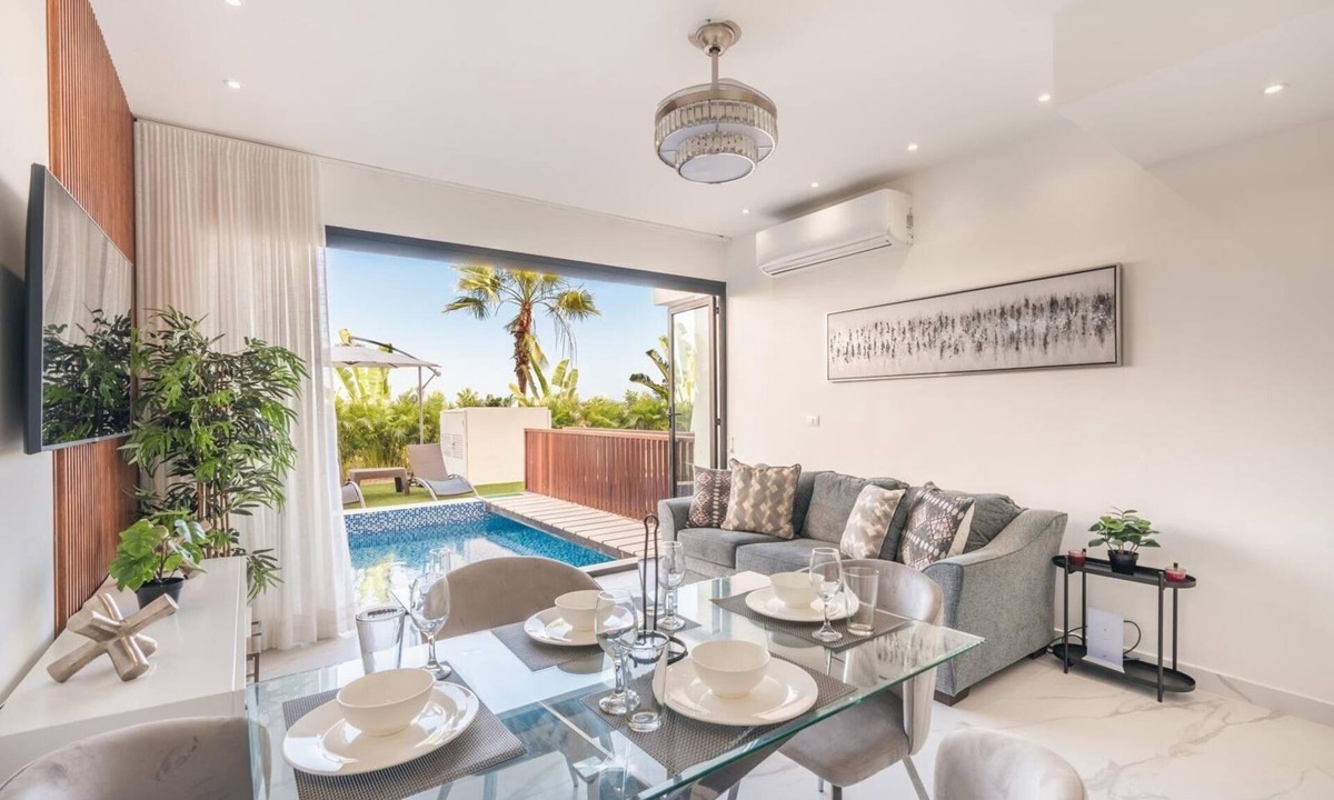 Santiago de los Caballeros Apartment | Beautiful apartment, golf course view, private pool, 2 bedrooms,capcana