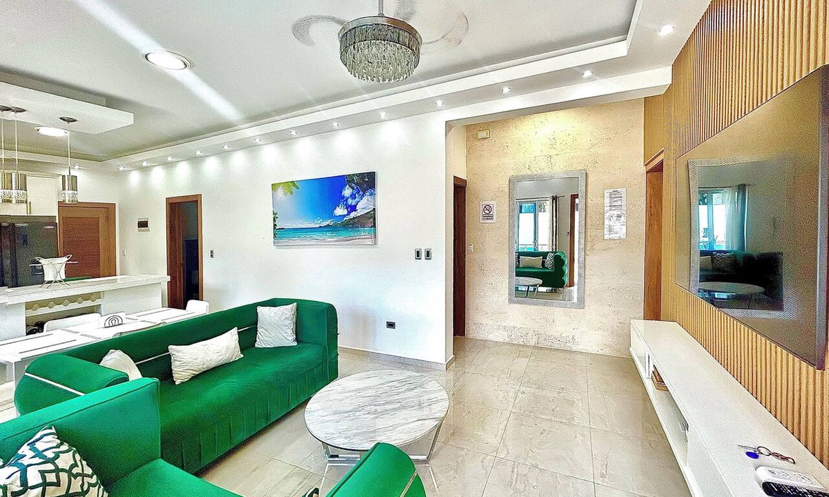 Barrio Acapulco Apartment | Beach 100 mts away! Live The Luxury In Rio San Juan Parking Included!