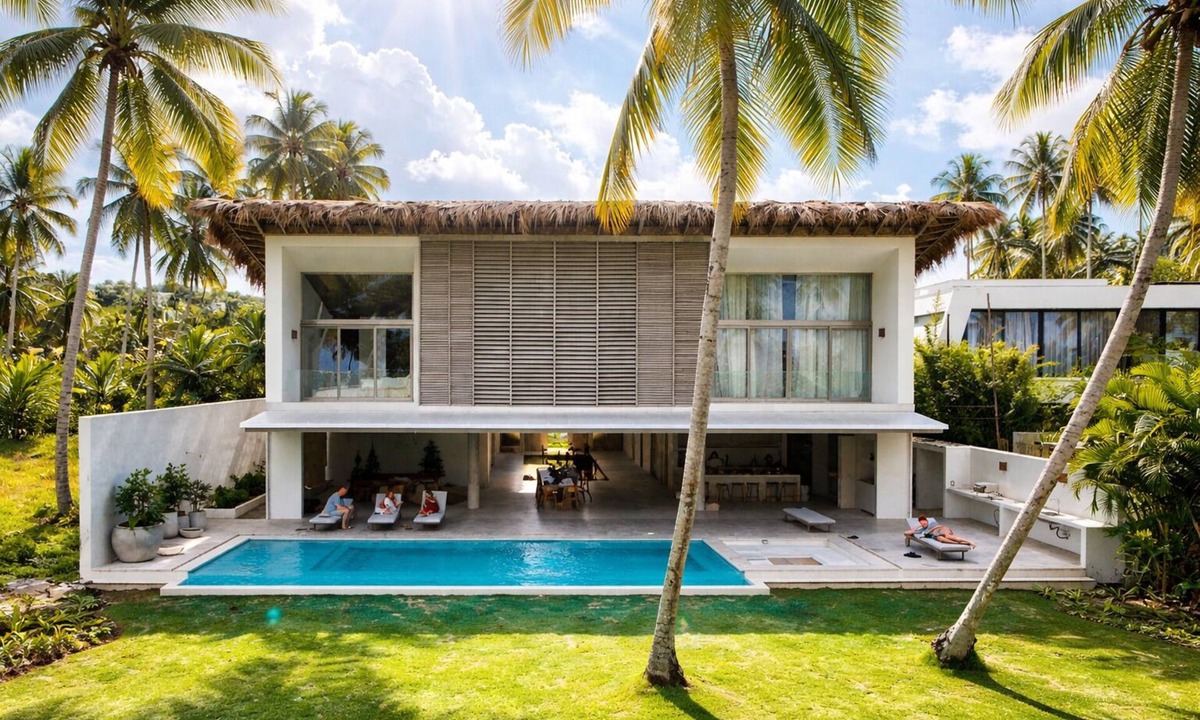 Las Terrenas Villa | BEACHFRONT exclusive & secluded 7-Bedroom Villa on Playa Manglar, Chef & Staff