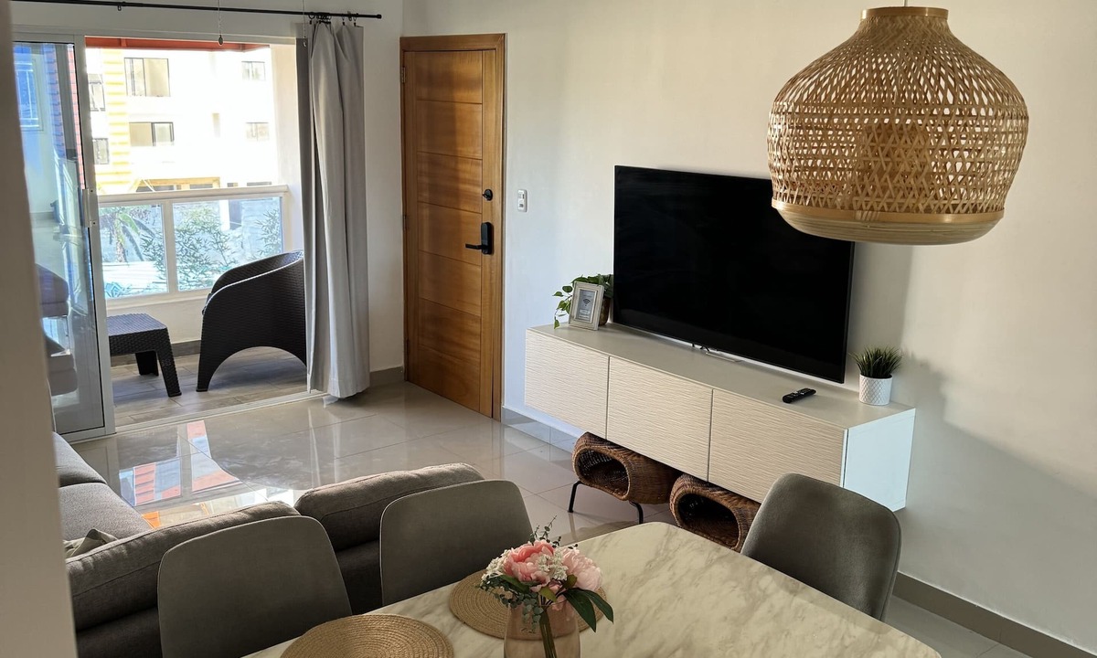 Ensanche Isabelita Apartment | Beautiful boho style cozy apartment