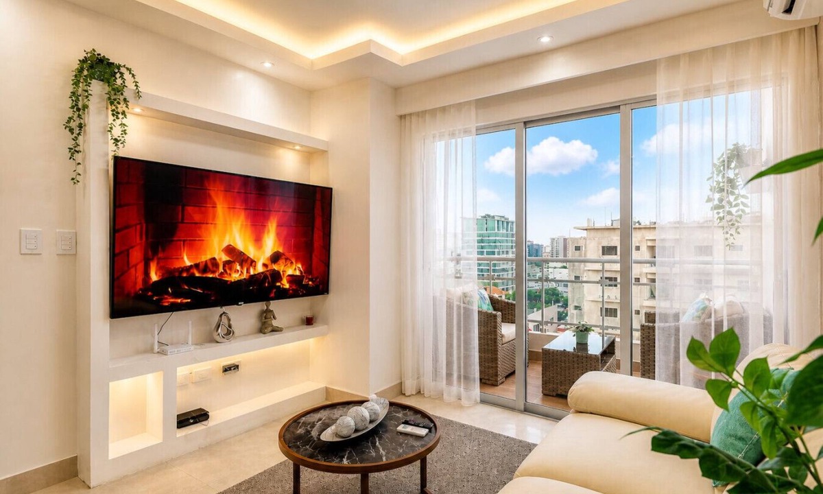 Evaristo Morales Apartment | Beautiful City Center 1BR Condo, Full AC, Fast Wi-Fi, King Bed, Pool.