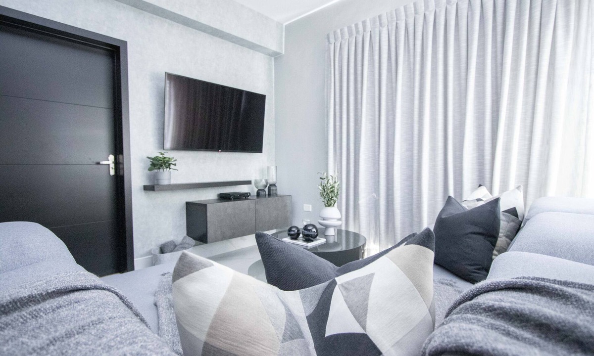 Serralles Apartment | Céntrico con Piscina+bbq+gym+espacio de Trabajo y Personal en el Lobby 24/7