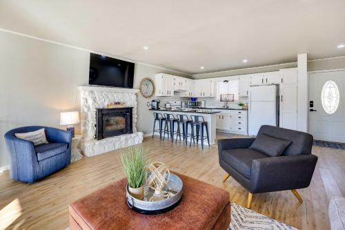 Jay House | Deck, Dock, Fire Pit: Grand Lake Lakefront Home