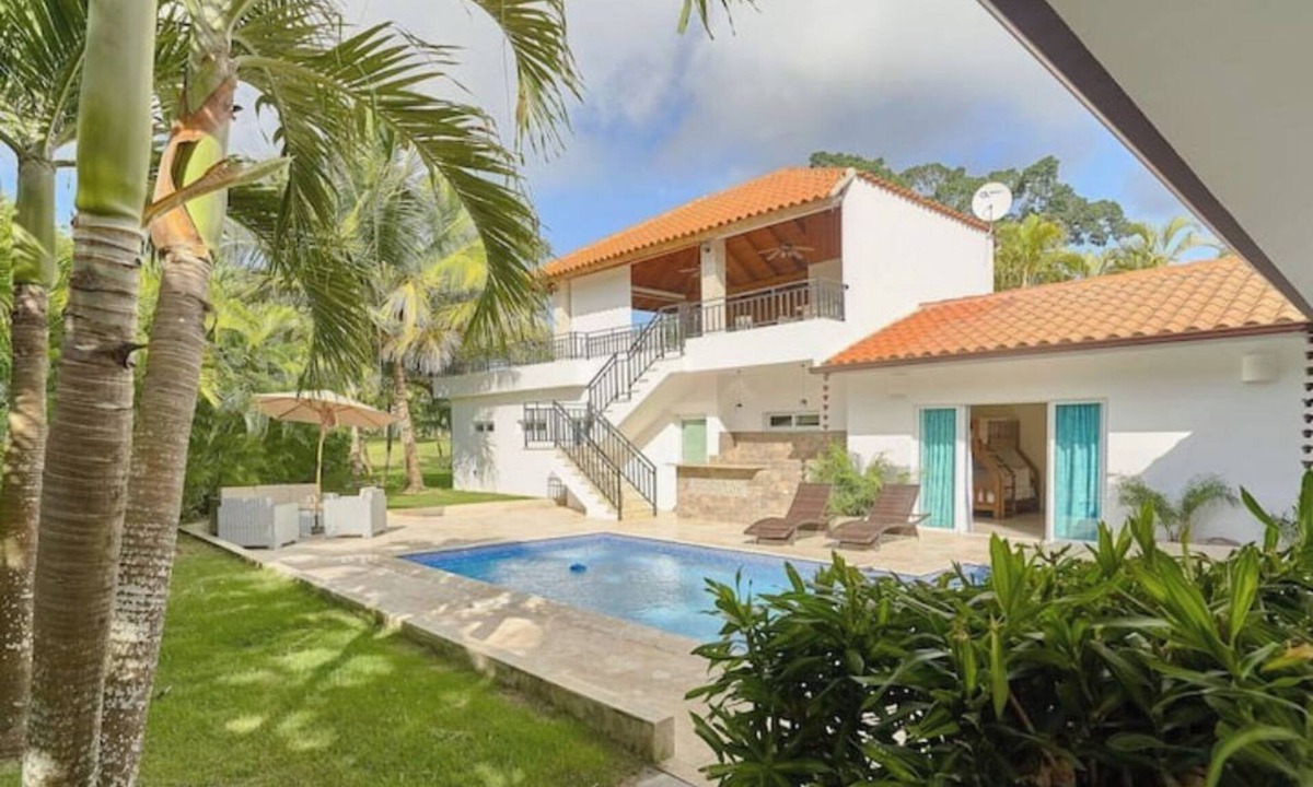 Villas Del Mar Villa | Tropical Villa Pool Golf Course View Juan Dolio 11 Pax