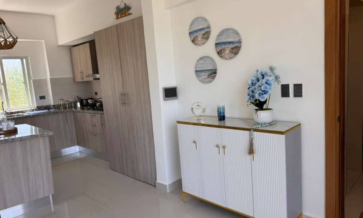 San Pedro de Macoris Apartment | Fantastic 2-bedroom apartment with AC Social area in guayacanes