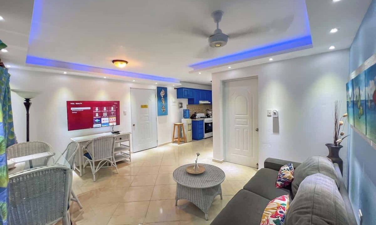 El Batey Apartment | Garden Condos 43, Modern Condo in Sosua center!