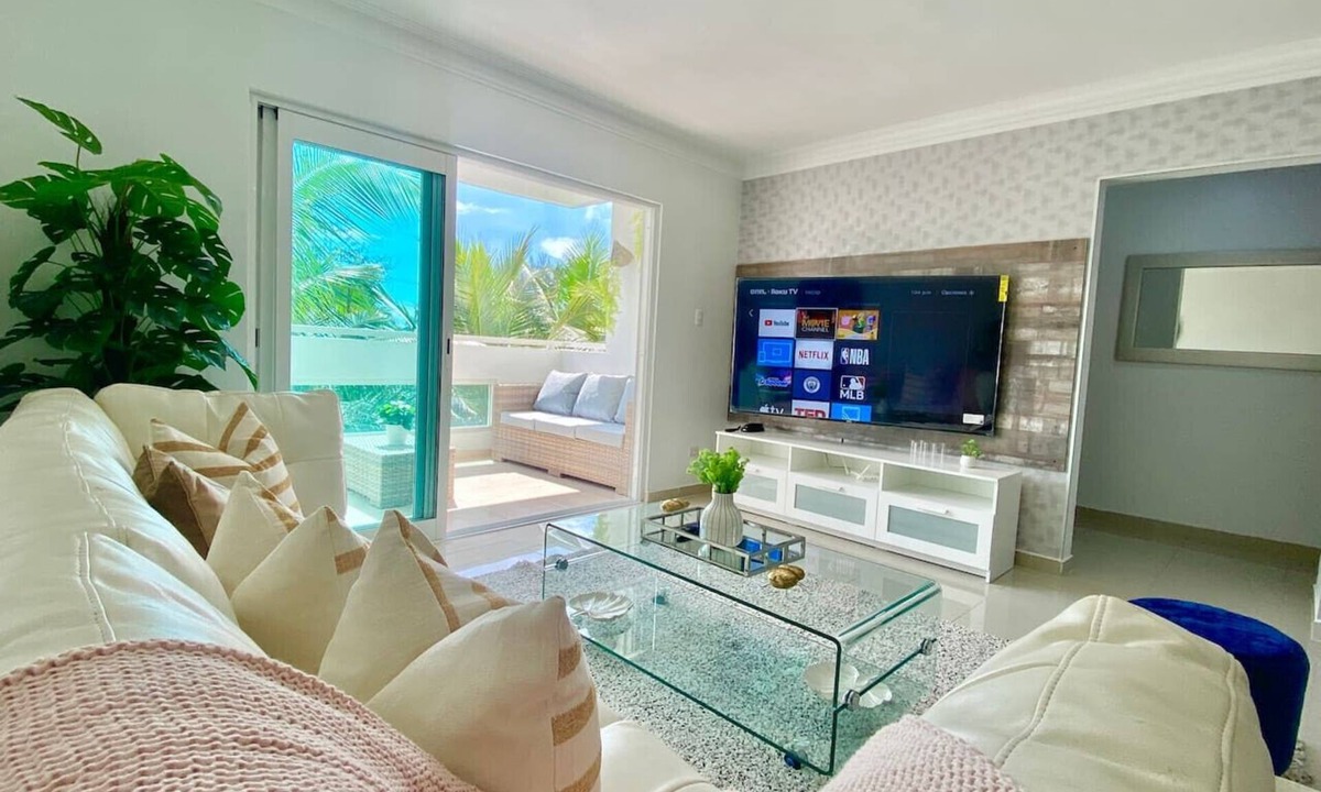 Santo Domingo Condo | Lovely 2 Bedroom Sea Front Condo Near Colonial Zone, Pool