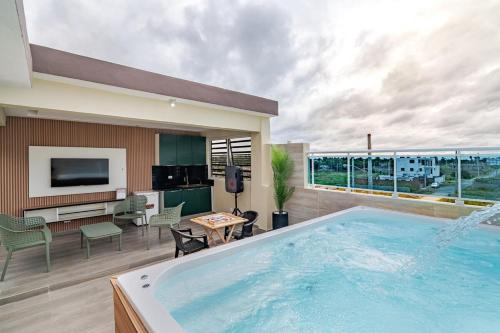 La Caleta Villa | Luxury Family Retreat Jacuzzi Privado 2