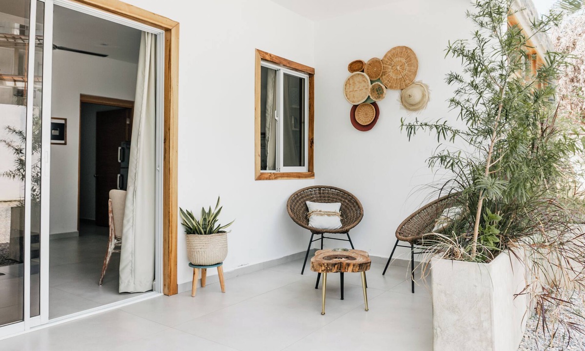 Las Terrenas Apartment | Solar-powered 1BR with private terrace & A/C — 10 min from Las Terrenas beaches