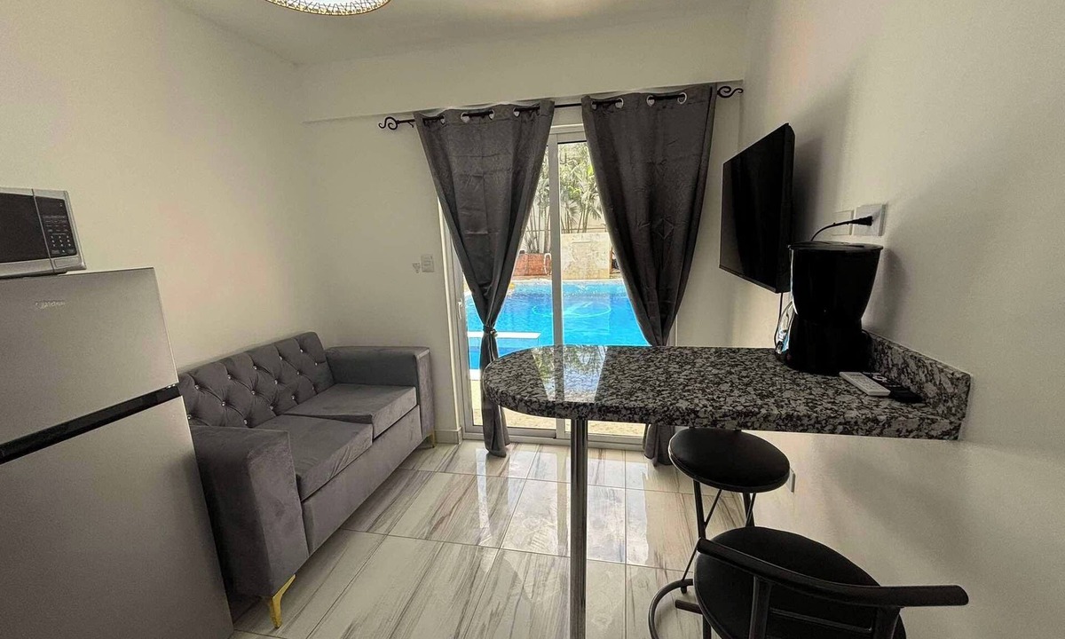 El Batey Apartment | Studio facing the pool in the heart of Sosua