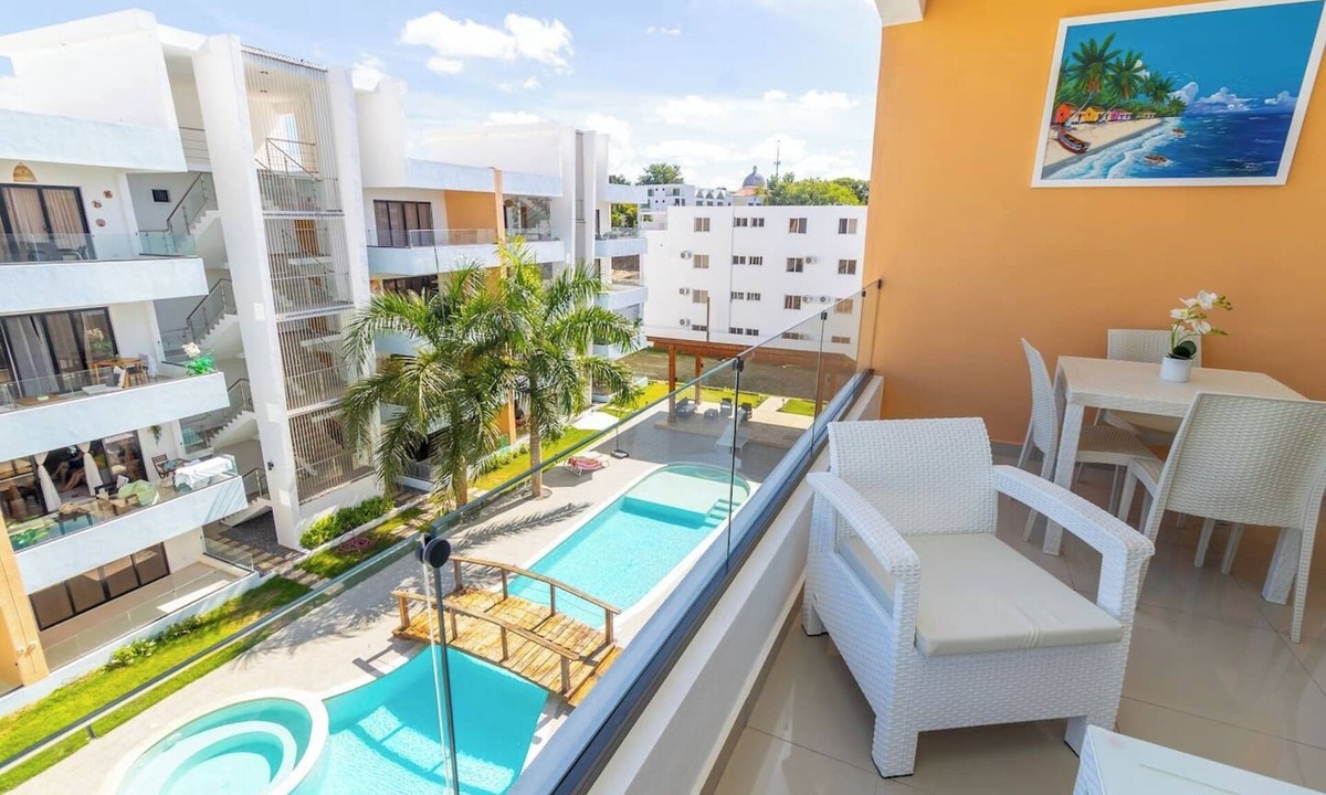 Los Melones Apartment | Stylish 2BR Sunshine Bayahibe · Pool · Beach · AC · Kitchen