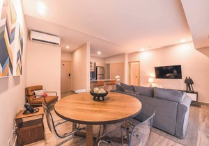 Modern flat for 3 in Piantini | Gym & pool access in Santo Domingo de Guzmán