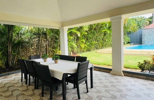 El Batey Villa | 5BD/5BA guest-friendly villa w/waterfall pool & BBQ
