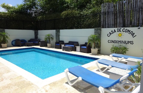 Villas Ana Maria Condo | A downtown one bedroom condo with 1.5 bathrooms