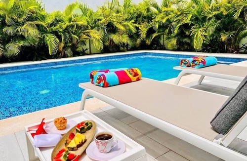 Punta Cana Villa | Beach VILLA★PALMA with private Pool, BBQ and Maid