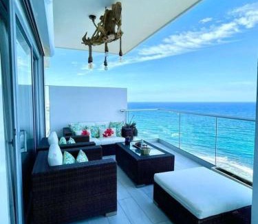 Juan Dolio - El Pueblo Apartment | Beachfront FL21 Con Tina Aquarella