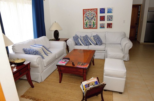 Dominicus Condo | Beachfront Bliss: Cozy 2-Bedroom Rental Sleeps 4-6 with the sand 10 meters away