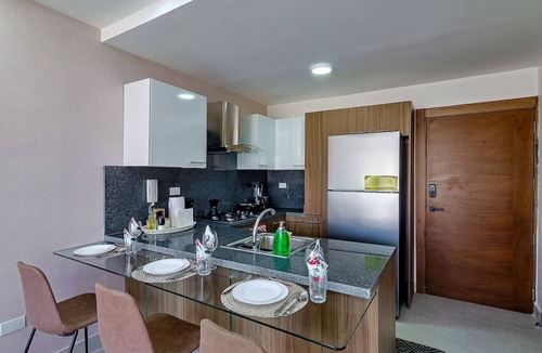 Evaristo Morales Apartment | Beautiful and Cozy 1BR Centric Condo, Full AC, King Bed, Pool, Fast Wi-Fi