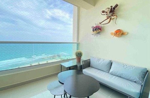 Villas Del Mar Apartment | 🏝Best View, Pool, Jacuzzi, Gym, WiFi, BBQ, Parking 🏝