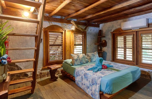 Las Galeras Ski Chalet | Chalet #4 Caribbean, grand pool villa at Chalet Tropical bio-hotel