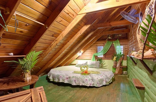 Las Galeras Ski Chalet | Chalet #4 Caribbean, grand pool villa at Chalet Tropical bio-hotel