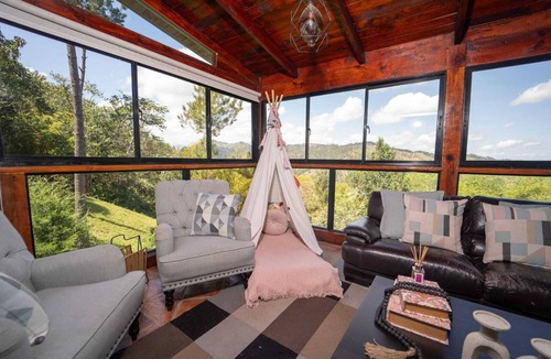 Jarabacoa Ski Chalet | Color's Village, 3 bedroom vibrant colors chalet with stunning Mountain View!