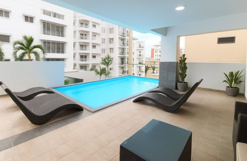 Evaristo Morales Apartment | Cozy 2-bedroom apartment at Evaristo Morales with AC in perfect Santo Domingo