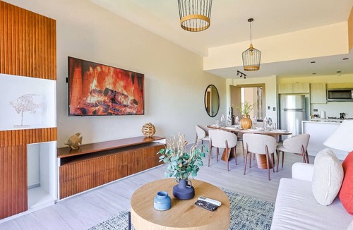 Punta Cana Apartment | Elegant 3BR Condo w/Pool · Walk to Shops & Restaurants at Punta Cana Village