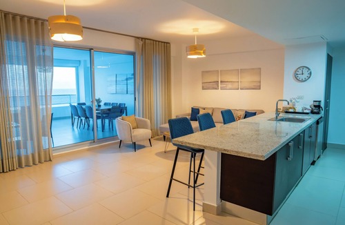Guayacanes Apartment | Enjoy the Wonderful Ocean & Pool View from This 2BDR Apartment in Juan Dolio