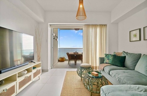 Juan Dolio - El Pueblo Apartment | FrontBeach Apt Pool AC Juan Dolio Beach Aquarella