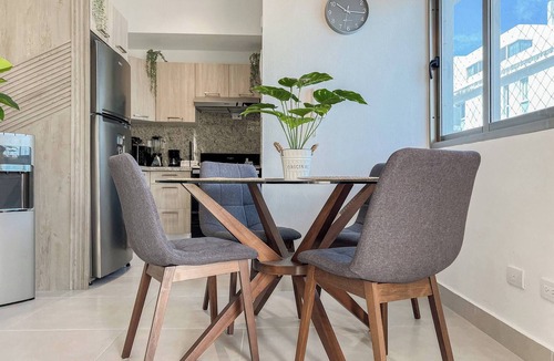 Downtown Santo Domingo Apartment | Goistay Elegant Refugio Caribeño 1br Gym Pool Naco APT 9F