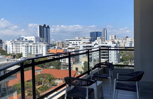 Downtown Santo Domingo Condo | Living I (Piantini)with Amazing View(Pool&Gym&SPA
