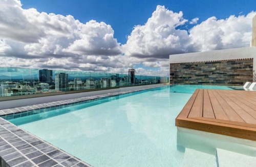 Lope De Vega Apartment | Lujoso Apartamento 5 Star ROOFTOP POOL & GYM 1BE -1 1/2 Ba