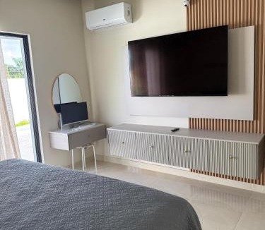 Higuey Villa | Modern 2BR Villa with Private Pool, Starlink WiFi, Security, Near Macao Beach