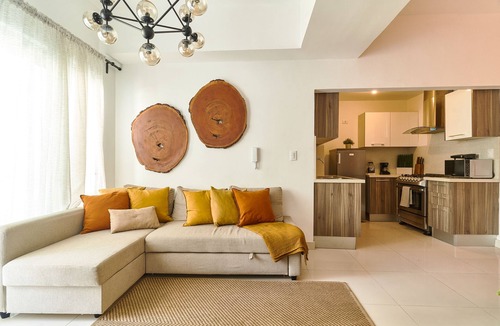 Yolanda Morales Condo | Modern King Size Bed Condo with Pool by Agora Mall