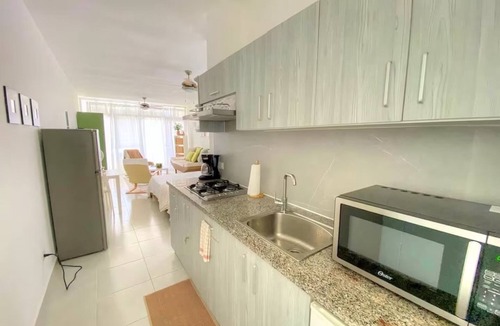 ProCab Condo | Modern Tropical, no 21, Cabarete Studio: Pools & BBQ
