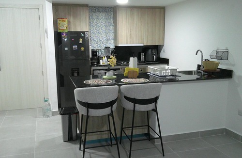 Veron Condo | Obsidian Escape: Modern retreat with garden view, 1 BR , 2nd Floor.