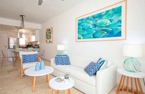 Bavaro Condo | Ocean beach & pool, stunning 2 Bed, 2 Bathroom cozy apartment -gated secure area