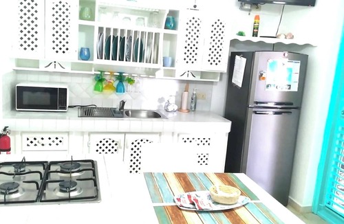 La Iglesia Apartment | ocean view across the street, Las Terrenas, Samana
