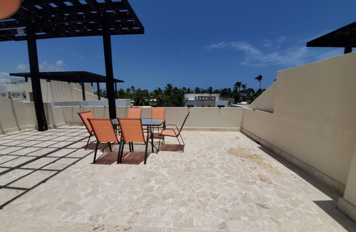 El Cortecito Condo | Ocean View Penthouse Private Rooftop Walk to Bavaro Beach 3BR,3Bath,2Livin R
