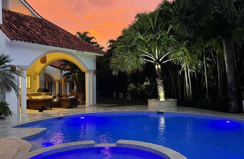 Cabarete Villa | On The Beach Luxury Mediterranean Villa . Gated Community Partial or full staff