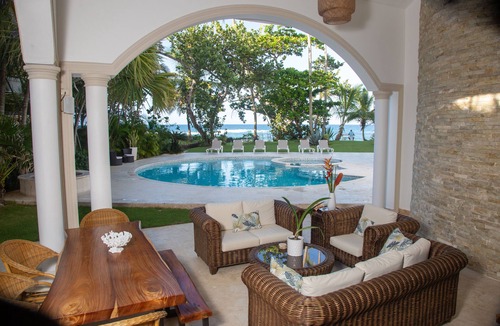 Cabarete Villa | On The Beach Luxury Mediterranean Villa . Gated Community Partial or full staff