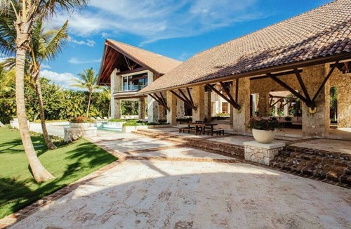 Casa de Campo Villa | Private Beach Estate w Pool, Elevator, Chef+Butler