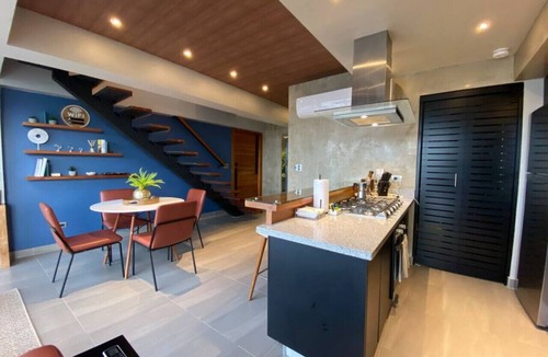 Downtown Santo Domingo Apartment | RL 604 Romantic Penthouse Pvt Terrace Jacuzzi with BBQ