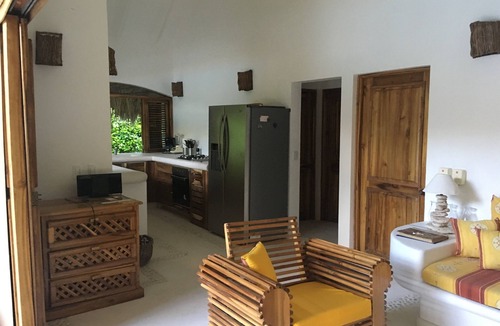 Las Terrenas Villa | Romantic caribbean villa with pool, tropical garden, 65m from the beach