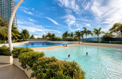 San Fernando Condo | Romantic Luxury Escape Azure North with Netflix & Wave Pool