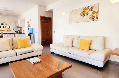 La Iglesia Apartment | Sea view Modern Apt 2BR A/C 2 Bathroom/20M Beach/Pools/Wifi