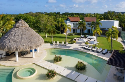 Yarary - Cap Cana House | Soaring Circular Home in Paradise with Multiple-Sports Court, Gym & Home Theater